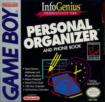 Personal Organizer (Nintendo Game Boy) Pre-Owned: Cartridge Only