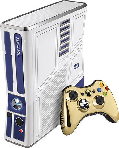 System w/ Official Wireless Gold C3-PO Controller - Star Wars Limited Edition + 250GB Hard Drive (Xbox 360) Pre-Owned
