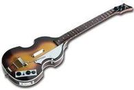 Rock Band Hofner Bass Guitar - Wireless Controller [Beetles Edition] (Nintendo Wii) Pre-Owned w/ Dongle