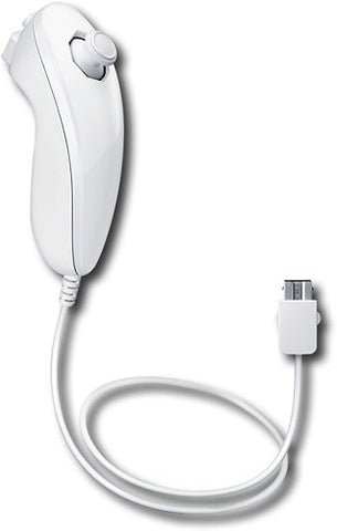 Official Nintendo Nunchuk Controller - White (Nintendo Wii Accessory) Pre-Owned