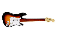 Rock Band - Wireless Controller [Black White & Wood/Orange] (Playstation 3) Pre-Owned w/ Dongle