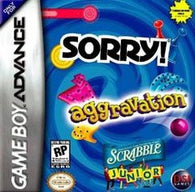 Sorry! / Aggravation / Scrabble Junior (Nintendo Game Boy Advance) Pre-Owned: Cartridge Only