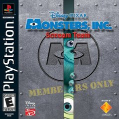 Monsters Inc Scream Team (Playstation 1 / PS1) Pre-Owned: Game, Manual, and Case