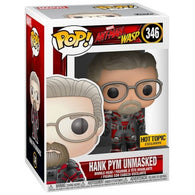 POP! Marvel #346: Ant-Man and The Wasp - Hank Pym Unmasked (Hot Topic Exclusive) (Funko POP! Bobble-Head) Figure and Box w/ Protector