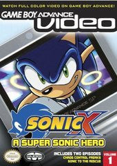 Sonic X: A Super Sonic Hero, Vol. 1 (Nintendo Game Boy Advance Video) Pre-Owned: Cartridge Only