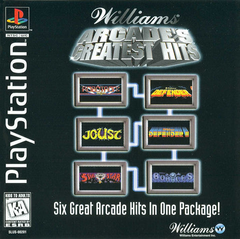 Williams Arcade's Greatest Hits (Playstation 1) Pre-Owned