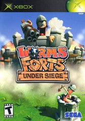 Worms Forts Under Siege (Xbox) Pre-Owned: Game, Manual, and Case