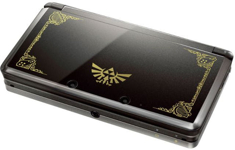 System - Black and Gold - Legend of Zelda Ocarina of Time Limited Edition (Original Nintendo 3DS) Pre-Owned w/ Charger & Stylus