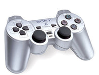 Official SONY Wired Dualshock 2 Analog Controller - Silver (Playstation 2) Pre-Owned