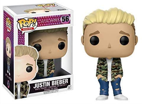 POP! Rocks #56: Justin Bieber (Funko POP!) Figure and Box w/ Protector