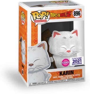 POP! Animation #896: Dragon Ball Z - Karin (Flocked) (Funimation 2021 Exclusive) (Funko POP!) Figure and Box w/ Protector