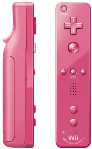 Official Wireless Controller - Pink w/ MotionPlus (Nintendo Wii Accessory) Pre-Owned