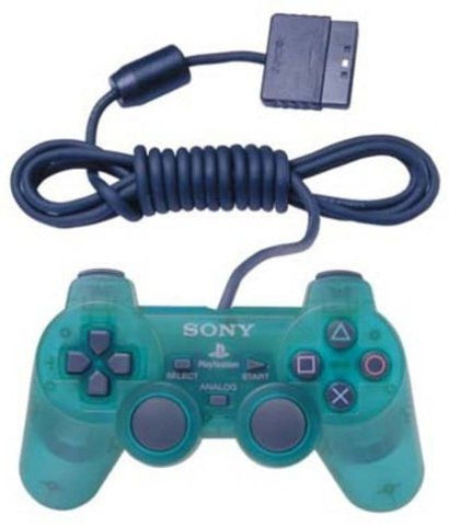 Official SONY Wired Dualshock 2 Analog Controller - Emerald (Playstation 2 Accessory) Pre-Owned
