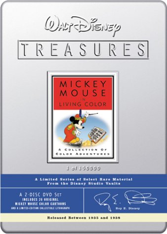 Walt Disney Treasures: Mickey Mouse in Living Color (DVD) NEW