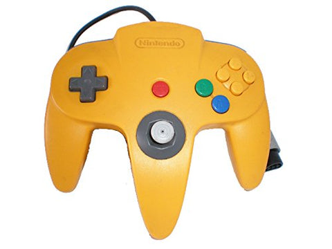 Official Nintendo Wired Controller - Yellow (Nintendo 64 Accessory) Pre-Owned