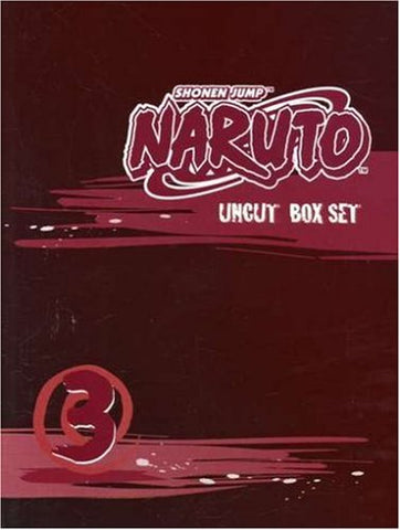 Naruto: Uncut Box Set Volume 3 (DVD) Pre-Owned