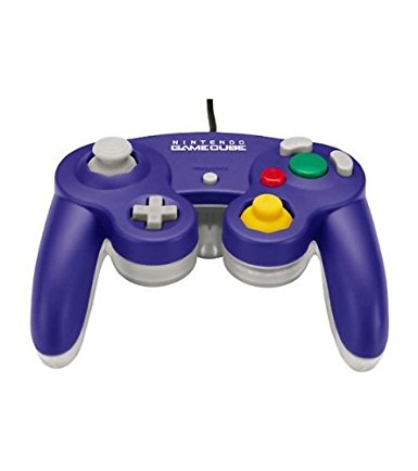 Official Wired Controller - Indigo / Clear (GameCube Accessory) Pre-Owned