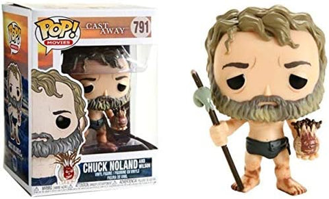 POP! Movies #791: Cast Away - Chuck Noland and Wilson (Funko POP!) Figure and Box w/ Protector