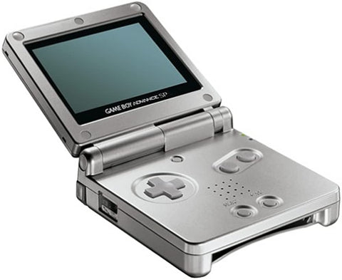 BROKEN: System ONLY - AGS-001 - Platinum [JAPAN IMPORT] (Nintendo Game Boy Advance SP) Pre-Owned (As Is/Broken/For Parts)