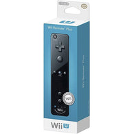 Wii Remote Plus - Black (Nintendo Wii & Wii U) Pre-Owned w/ Silicon Cover, Manual, and Box