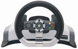 Wireless Racing Wheel w/ Force Feedback + Floor Pedals - White (Xbox 360) Pre-Owned*