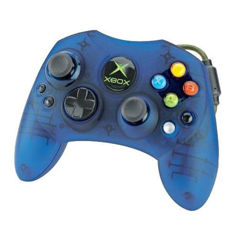 Official Microsoft Wired S-Controller - Blue (Xbox Accessory) Pre-Owned
