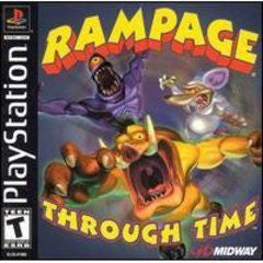 Rampage Through Time (Playstation 1) Pre-Owned: Game, Manual, and Case