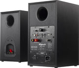 Klipsch R-15PM Powered Monitor - Black (Pair) - Pre-Owned: 2 Speakers, Power Cord, Aux Cord, USB Cable, Manual, and Box