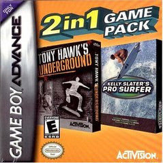 Tony Hawk's Underground / Kelly Slater's Pro Surfer Double Pack (Nintendo Game Boy Advance) Pre-Owned: Cartridge Only