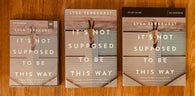 It's Not Supposed to Be This Way (COMBO) by Lysa Terkeurst / Hardcover Book, / Paperback Study Guide / DVD (NEW)