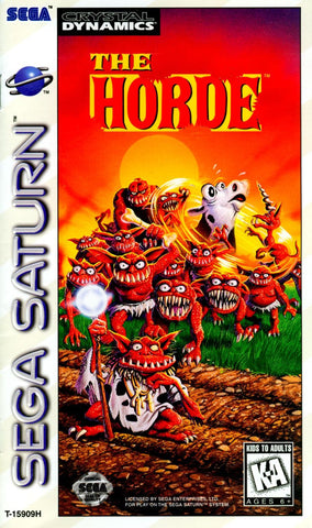 The Horde (Sega Saturn) Pre-Owned: Game, Manual, and Case