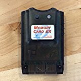 Performance Memory Card 2X - Clear/Black (Sony Playstation 1) Pre-Owned