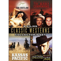 Classic Westerns Collector's Sets  (The Outlaw / The Deadly Companions / Kansas Pacific / One-eyed Jacks) (DVD) Pre-Owned