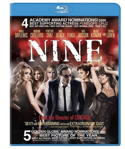 Nine (Blu Ray) NEW