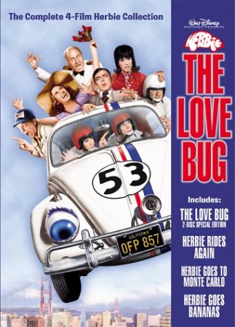 Herbie the Love Bug Collection (The Love Bug / Herbie Goes to Monte Carlo / Herbie Goes Bananas / Herbie Rides Again) (DVD) Pre-Owned