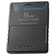 Official 8MB Memory Card - Black (Sony Playstation 2) Pre-Owned