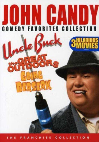 John Candy Comedy Favorites Collection (Uncle Buck / The Great Outdoors / Going Berserk) (DVD) Pre-Owned