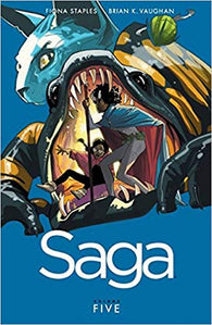 Saga - Vol. 5 (Graphic Novel) (Paperback) Pre-Owned
