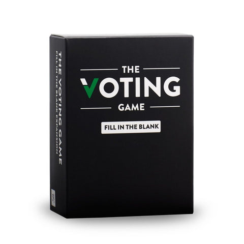 The Voting Game - Fill In The Blank Expansion (Card and Board Games) NEW