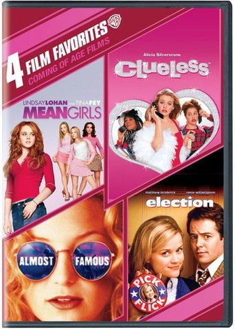 Coming of Age Films (Mean Girls, Clueless, Almost Famous, Election) (DVD) Pre-owned