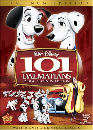 101 Dalmatians (Platinum Edition) (DVD) Pre-Owned – Grumpy Bob's Emporium