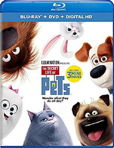 The Secret Life of Pets (Blu Ray + DVD Combo) Pre-Owned