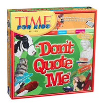 "Don't Quote Me" Board Game: TIME for Kids Edition  (Board Game) NEW