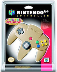 Official Nintendo Wired Controller - Gold (Nintendo 64 Accessory) Pre-Owned