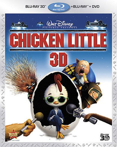 Chicken Little (Blu-ray/3D + DVD) Pre-Owned