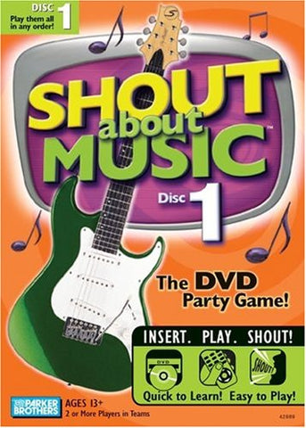 Shout About Music Disc 1 the Dvd Party Game (DVD) Pre-Owned