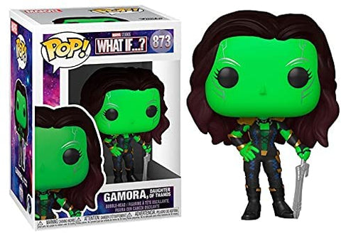 POP! Marvel #873: Marvel Studios What If...? - Gamora, Daughter of Thanos (Funko POP! Bobble-Head) Figure and Box w/ Protector