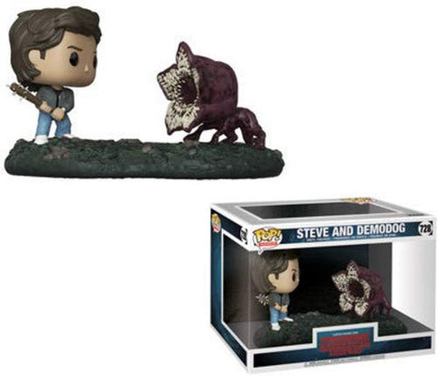 POP! Television #728: Stranger Things - Steve and Demodog (Funko POP!) Figure and Box