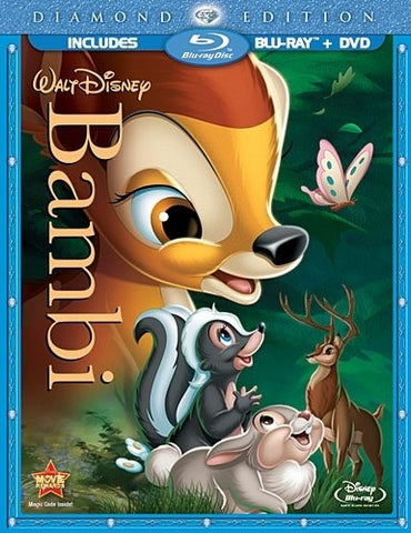 Bambi (Diamond Edition) (Blu Ray + DVD Combo) NEW