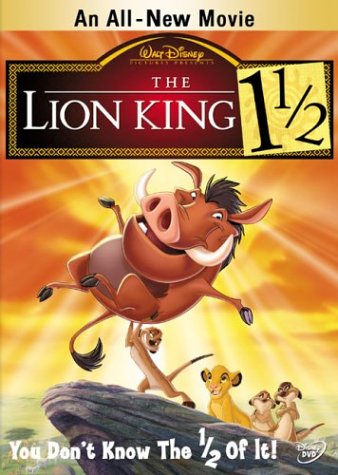 The Lion King 1 1/2 (DVD) Pre-Owned